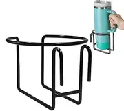 Stroller Cup Holder - Metal Portable Cup Holder, Shopping Cart Cup Holder | Stroller Hanging Coffee Cup Organizer, Stroller Water Bottle Accessories for Walker, Wheelchair, Bike, Scooter