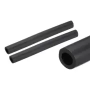 2pcs 10" Pipe Insulation Tube 5/8"(16mm) ID 1"(26mm) OD Foam Tubing, Black