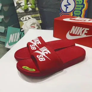 ??旺旺館?? Nike SB Benassi Solarsoft 字母 運動拖鞋