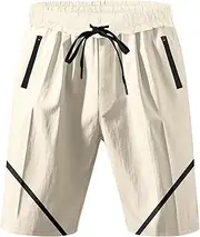 [Generic] Sport Shorts Jogging Bottoms Men Black Trousers Slim Fit Men's Work Trousers Slim Fit Black Formal Work Elasticated Waist Wide Leg Sport Shorts Waist Elasticated