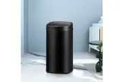 Devanti 58L Motion Sensor Bin Rubbish Automatic Black