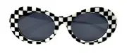 Sunglasses WINNER’S CHECKERED FLAG Fashion Glasses UV 100% BRAND NEW!