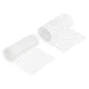 Self Adhesive Dots, 750 Pairs 0.39" - Blending Fabric Hook & Loop (Transparent)