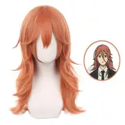 Anime Chainsaw Man Angel Devil Orange Hair Wig Party Cosplay Prop