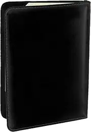 [EdWal] Lion Print Passport Cover with Credit Card Holder Leather Passport Case, for Women Men Family ID Travel, Black, One Size