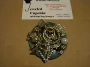 JC Table Counter Bar Top Bag Purse Hook Hanger " abstract " COA