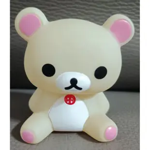 * 日本 Rilakkuma 拉拉熊 小白熊 坐姿 造型 啾啾 公仔 擺飾