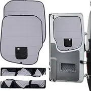Living in a Bubble Insulated Blackout Window Covers for Mercedes Benz Sprinter Van (Rear Door 2007-2018)