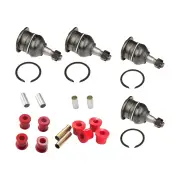 Nolathane Lower Upper Control Arm Bush Ball Joint kit for NISSAN NAVARA D21 2WD
