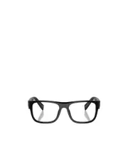 Prada Eyewear Rectangular Frame Glasses 55,53 Black