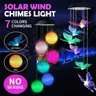 SpringUp Solar Powered LED Light Hanging Wind Chimes Colour Garden Outdoor Decor