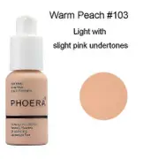 Phoera 3pcs Face Liquid Foundation Set Makeup Base Concealer Eye Contour Yalo A03 3pcs
