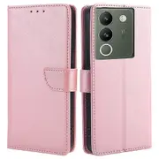 For vivo V29e (Global) 5G Case Magnetic Clasp Leather Phone Wallet Cover