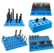 Metal Drill Chuck Holder Box Plastic Storage CNC Machining Milling Center Tools