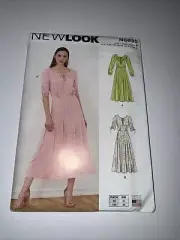 NEW LOOK #N6695 - LADIES BEAUTIFUL MISS. COTTAGECORE DRESS PATTERN 4-16 FF