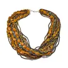 Rara Avis by Iris Apfel Marquise Wood Bead Necklace-NWT
