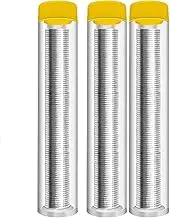 3PCS 60-40 tin lead rosin core welding wire, used for electrical welding, circuit boards, household appliances, repairing cables/radios