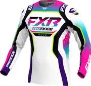 FXR Revo 2025 Motocross Jersey, black-pink-blue, Size XS for Men Black Pink Blue