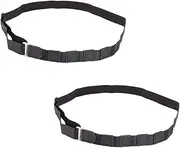 [VERDANVERSE] 2pcs Adjustable Non- Shirt Holder Belts for Men Women Elastic Reusable High Density Comfortable Clipping Force Practical Clothing Accessory