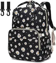 Diaper Bag Backpack for Baby Girls Boys, Waterproof Maternity Nappy Backpacks with Stroller Straps Luggage Strap for Moms