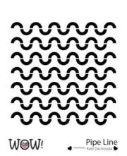 Wow! Embossing Stencil - Pipeline (by Katerina Dachovska)