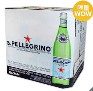 San Pellegrino 聖沛黎洛 天然氣泡水 750毫升X12瓶-吉兒好市多COSTCO線上代購