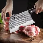 10in Cleaver Knife Chopper Master Chef Meat Bone Butcher Kitchen Stainless Steel
