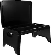 SHOWERORO Laptop Bed Stand Sturdy Folding Desk Storage Perfect for Dormitory Home and Office