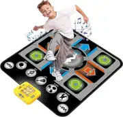 Dance Mat, Dance Game Toy Gift For 3-12 Year Old Kids Girls Boys, Dance Pad With Wireless Bluetooth,9 Challenge Game Modes, Double Pk Mode,built-in...