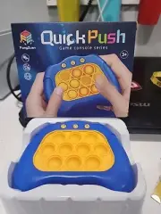 Quick Push Bubble Pop It Game Electronic Pop It Fidget Toy Game Console ( BLUE)