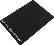 Shock Absorbing Pad for Treadmill Non-Slip Workout Mat Noise Reducing Black