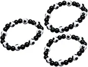 Boys Decorative Bracelets 3pcs Soccer Themed Wrist Bracelets Comfortable Fan's Favorite Accessory