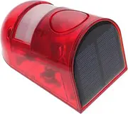 Anneome 1Pc Solar Warning Light Theft LED Security Alarm for Farms Motion Sensor Efficient Strobe Light with Durable Craftsmanship Outdoor Use