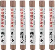 uxcell Furniture Repair Crayons, 6 Pcs Wax Wood Filler Sticks Wood Wax Crayons for Scratches, Wood Floor, Holes, Tables, Dark Cloth Texture