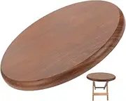 SOLUSTRE Round Wooden Stool Seat Replacement Wood Top Stylish Barstool Seat Solid Wood Easy Assembly for Home and Bar Use