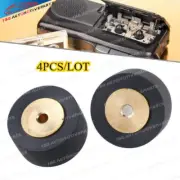 4PCS/SET 13.5X7X2.0 、 13.5X8X2.0mm Bronze Pinch Roller Radio Tape Cassette Deck
