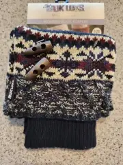 Muk Luk Knitted Boot Toppers Cuffs 5 Different Styles