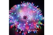 500 Solar LED Fairy Lights 8 Function Memory Hold Multicolor Christmas Decoration Multicolor