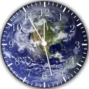 Earth Frameless Borderless Wall Clock Nice For Gifts or Decor W285