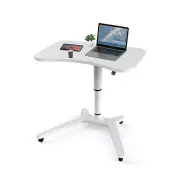 Mobile Standing Desk, Height Adjustable Rolling Laptop Desk