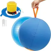 DJAPWPX-Herding Ball for Dogs, 18inch Herding Dog Ball, Agility Training Equipment, Interactive Herding Horse Ball with Portable Handle, Herding Dog Toys for Australian/German Shepherd (S)