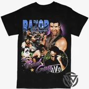 Razor Ramon Tee Shirt WWF WCW Wrestling (V2) T-shirt