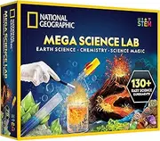 National Geographic Mega Science Lab - Science Kit Bundle Pack with 75 Easy Experiments, Featuring Earth Science, Chemistry, and Science Magic Activities for Kids