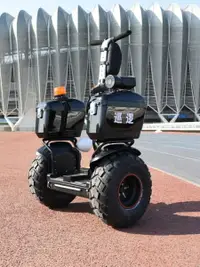 在飛比找樂天市場購物網優惠-電動平衡車越野型大輪智能雙輪平行車2023新款物業保安巡邏平