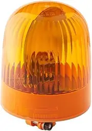 HELLA 2RL 007 551-021 Rotating Beacon - KL Junior - Halogen - H1-12V/24V - Lens Colour: Yellow - Pipe-neck