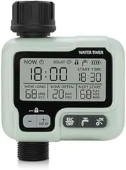 Hose Timer,Sprinkler Timers for Watering(Black), Automatic Outdoor Water Timer,Garden Irrigation System Controller,Timed Sprinklers for Yard,Hoses Timer for Lawn.