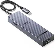 UGREEN Revodok Pro 1061 USB C Hub, 6-in-1 Multiport Adapter with 1000Mbps Ethernet, 4K@60Hz HDMI, 10Gbps Type A and USB C 3.2 Data Ports, 100W PD Charging for PC, Laptop, MacBook, Mac, iPad, iPhone