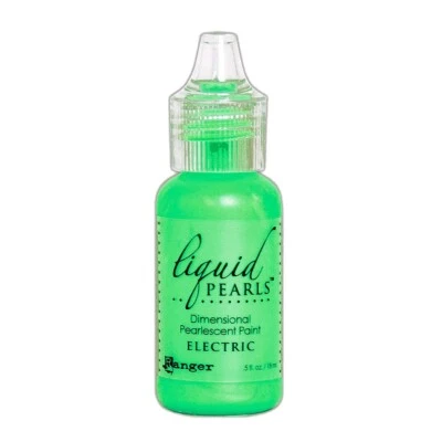 Ranger, Liquid Pearls, Pearlescent Paint, Add Dimension, Electric, Bright Green