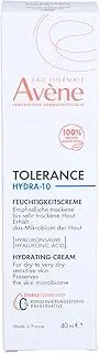 Eau Thermale Avene Tolerance Hydra-10 Hydrating Cream 40ML - Moisturiser For Dehydrated, Dry Sensitive Skin