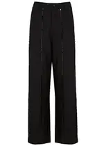 Lovebirds Sparkle Sequin-embellished Twill Trousers - Black - XL (UK18) XL (UK18)